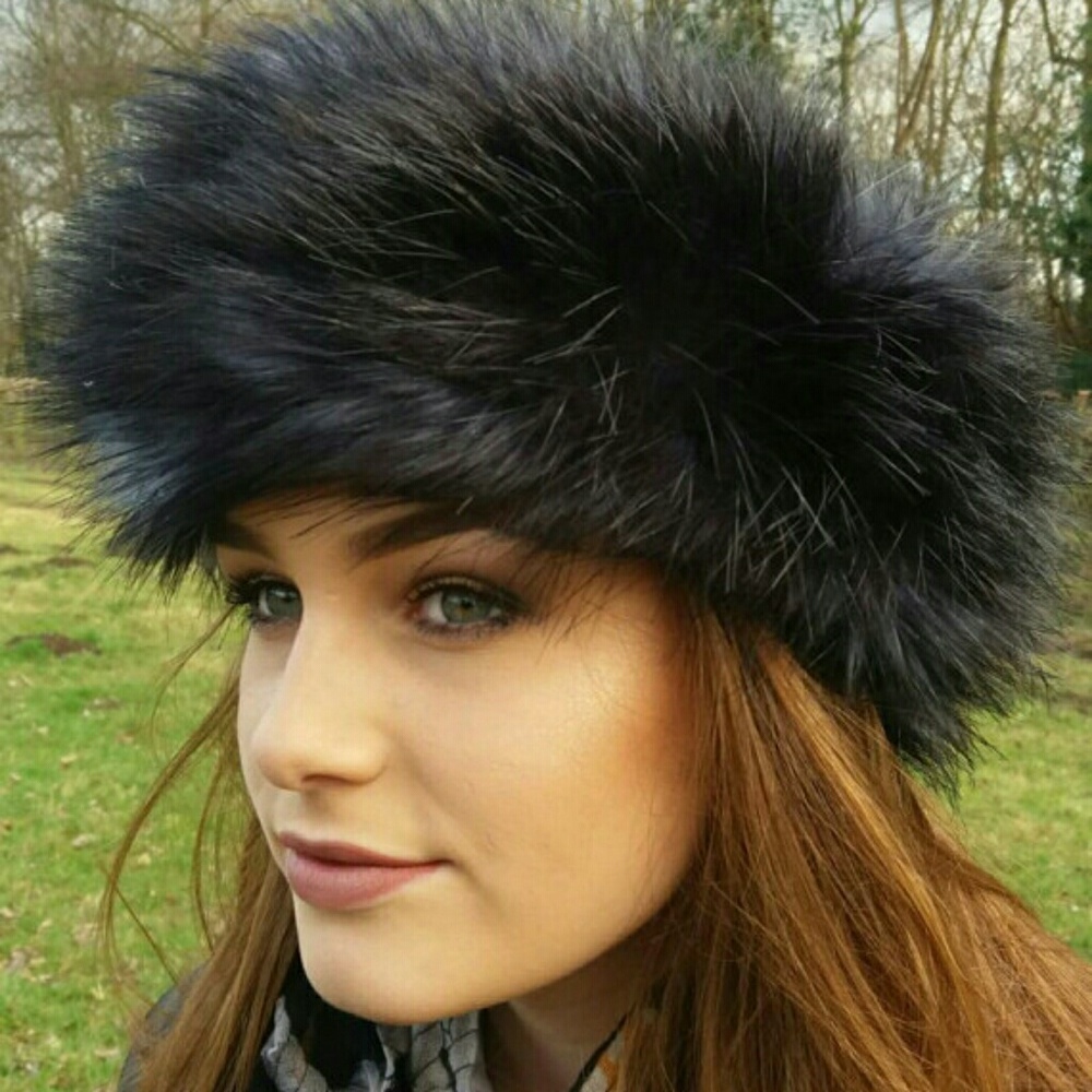 Faux fur headband